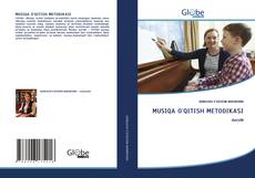 Buchcover von MUSIQA O'QITISH METODIKASI
