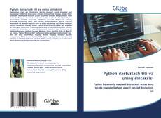 Copertina di Python dasturlash tili va uning sintaksisi