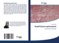 Buchcover von Rudolf Steiner építészetéről