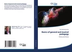 Bookcover of Basics of general and musical pedagogy