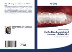 Bookcover of Method for diagnosis and treatment of distal bite