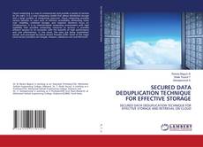 Couverture de SECURED DATA DEDUPLICATION TECHNIQUE FOR EFFECTIVE STORAGE