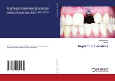 Implant in Geriatrics的封面