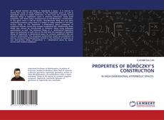 Couverture de PROPERTIES OF BÖRÖCZKY’S CONSTRUCTION