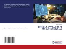 Capa do livro de DIFFERENT APPROACHES TO THE UZBEK LANGUAGE 