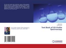 Couverture de Text Book of UV-Visible Spectroscopy