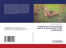 Importance of natural food base in enhancement of fish productivity kitap kapağı
