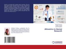 Couverture de Altmetrics in Dental Research