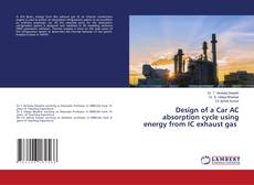 Capa do livro de Design of a Car AC absorption cycle using energy from IC exhaust gas 