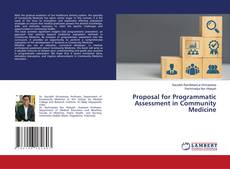 Couverture de Proposal for Programmatic Assessment in Community Medicine
