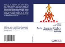 Buchcover von Socio – Economic & Cultural Dimensions of Social Sciences