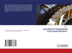ELECTRICITY GENERATION from Speed Breakers的封面