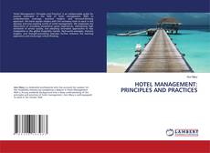 Buchcover von HOTEL MANAGEMENT: PRINCIPLES AND PRACTICES