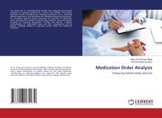Обложка Medication Order Analysis