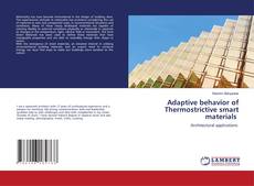Buchcover von Adaptive behavior of Thermostrictive smart materials