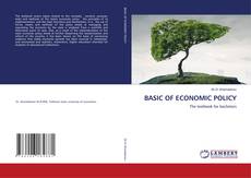 Buchcover von BASIC OF ECONOMIC POLICY
