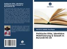 Capa do livro de Politische Elite, identitäre Mobilisierung & Gewalt in Burundi:93-18 