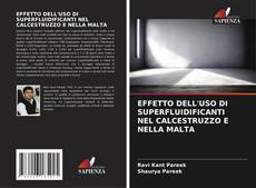 Bookcover of EFFETTO DELL'USO DI SUPERFLUIDIFICANTI NEL CALCESTRUZZO E NELLA MALTA