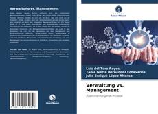 Bookcover of Verwaltung vs. Management