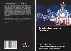 Bookcover of Amministrazione vs. Gestione