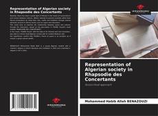 Representation of Algerian society in Rhapsodie des Concertants kitap kapağı