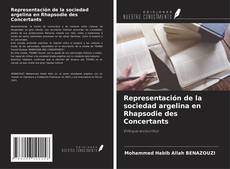 Bookcover of Representación de la sociedad argelina en Rhapsodie des Concertants