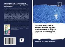 Экологический и социальный аудит Автономного порта Дуала в Камеруне kitap kapağı