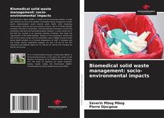 Portada del libro de Biomedical solid waste management: socio-environmental impacts