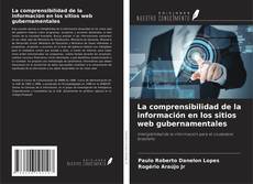 Copertina di La comprensibilidad de la información en los sitios web gubernamentales