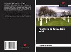 Обложка Research on Giraudoux Vol.I
