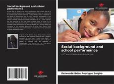 Capa do livro de Social background and school performance 