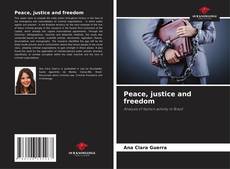 Buchcover von Peace, justice and freedom