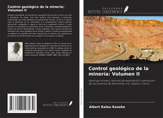 Обложка Control geológico de la minería: Volumen II