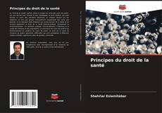 Couverture de Principes du droit de la santé