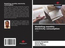 Buchcover von Modelling monthly electricity consumption