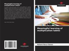 Copertina di Meaningful learning of multiplication tables
