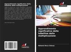 Buchcover von Apprendimento significativo delle tabelline della moltiplicazione