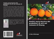 Portada del libro de Analisi socio-tecnica dei produttori di orti nel comune di Kisang