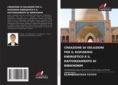 Bookcover of CREAZIONE DI SOLUZIONI PER IL RISPARMIO ENERGETICO E IL RAFFORZAMENTO DI BIBIKHONIM