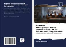 Buchcover von Влияние внекорпоративных рабочих практик на мотивацию сотрудников