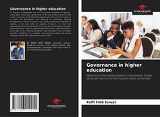 Portada del libro de Governance in higher education