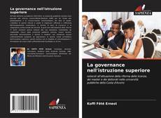 Buchcover von La governance nell'istruzione superiore