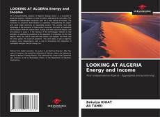 Buchcover von LOOKING AT ALGERIA Energy and Income
