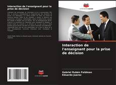 Capa do livro de Interaction de l'enseignant pour la prise de décision 