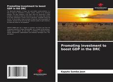 Portada del libro de Promoting investment to boost GDP in the DRC