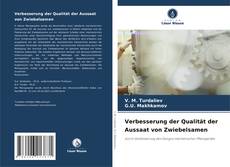 Portada del libro de Verbesserung der Qualität der Aussaat von Zwiebelsamen