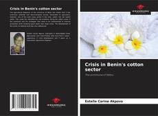 Buchcover von Crisis in Benin's cotton sector