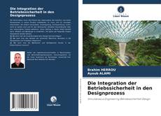 Portada del libro de Die Integration der Betriebssicherheit in den Designprozess