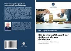 Portada del libro de Die Leistungsfähigkeit der Außenwände von Gebäuden