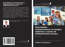 Обложка Actividades extraescolares en lengua materna y clases de alfabetización lectora